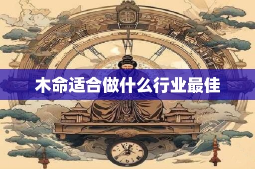 木命适合做什么行业最佳