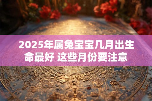 2025年属兔宝宝几月出生命最好 这些月份要注意