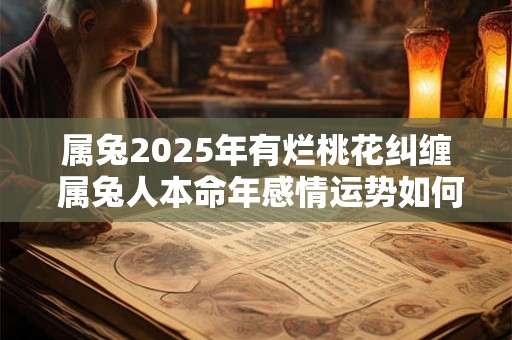 属兔2025年有烂桃花纠缠 属兔人本命年感情运势如何