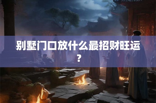 别墅门口放什么最招财旺运？