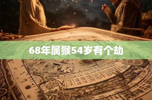 68年属猴54岁有个劫