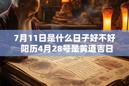 7月11日是什么日子好不好  阳历4月28号是黄道吉日吗