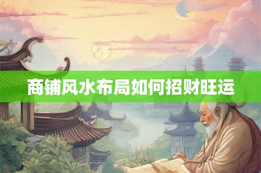 商铺风水布局如何招财旺运
