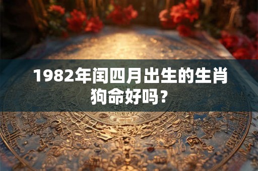 1982年闰四月出生的生肖狗命好吗？