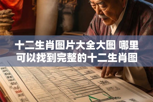 十二生肖图片大全大图 哪里可以找到完整的十二生肖图片