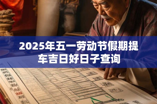 2025年五一劳动节假期提车吉日好日子查询