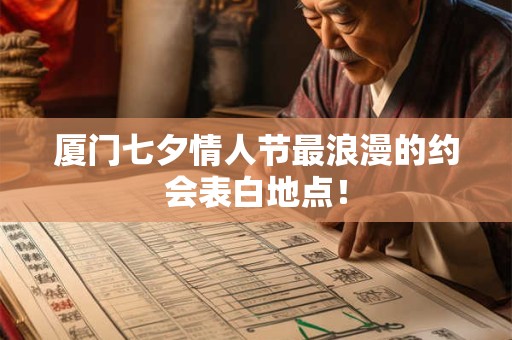 厦门七夕情人节最浪漫的约会表白地点！