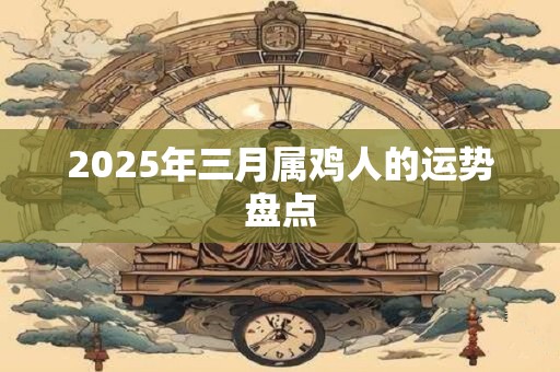 2025年三月属鸡人的运势盘点