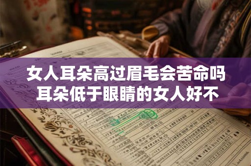 详细阅读:女人耳朵高过眉毛会苦命吗 耳朵低于眼睛的女人好不好 女人耳朵高过眉毛会苦命吗 耳朵低于眼睛的女人好不好