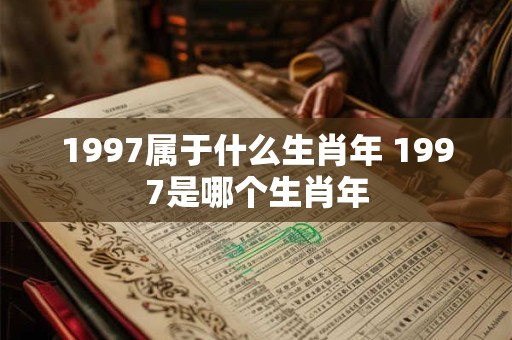 1997属于什么生肖年 1997是哪个生肖年