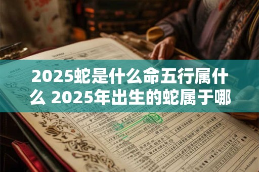2025蛇是什么命五行属什么 2025年出生的蛇属于哪个五行