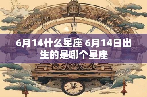 6月14什么星座 6月14日出生的是哪个星座