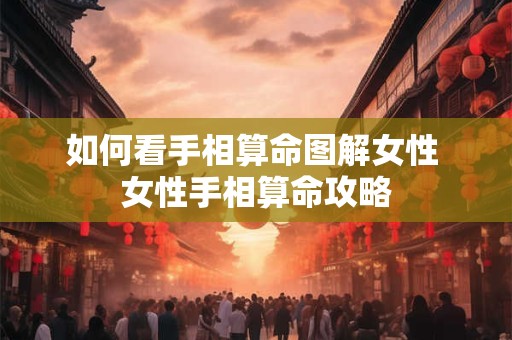 如何看手相算命图解女性 女性手相算命攻略