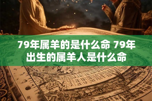 79年属羊的是什么命 79年出生的属羊人是什么命