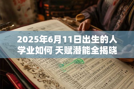 2025年6月11日出生的人学业如何 天赋潜能全揭晓