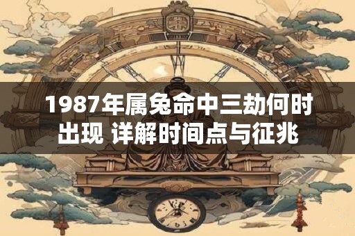 1987年属兔命中三劫何时出现 详解时间点与征兆