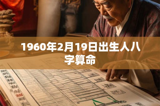 1960年2月19日出生人八字算命 1960年2月19日出生人八字算命