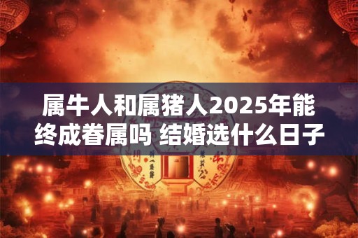 属牛人和属猪人2025年能终成眷属吗 结婚选什么日子好
