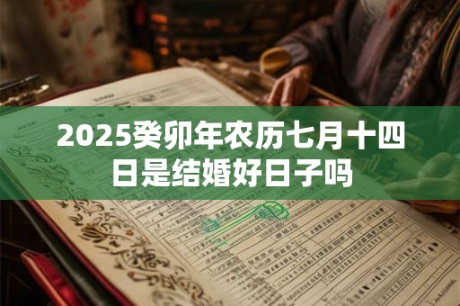 2025癸卯年农历七月十四日是结婚好日子吗