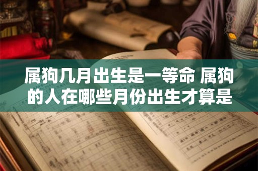 属狗几月出生是一等命 属狗的人在哪些月份出生才算是一等命
