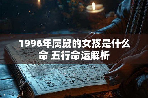 1996年属鼠的女孩是什么命 五行命运解析