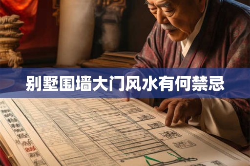 别墅围墙大门风水有何禁忌