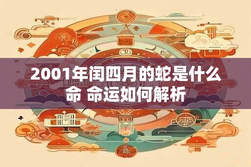 2001年闰四月的蛇是什么命 命运如何解析