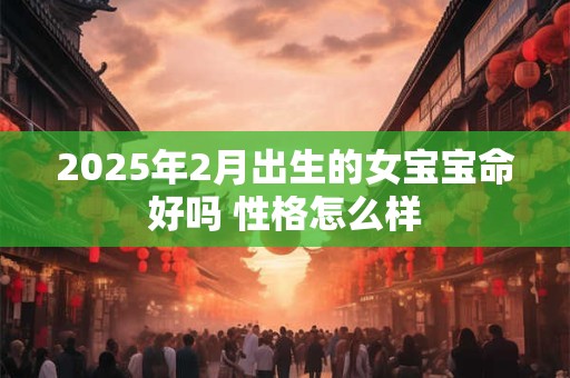 2025年2月出生的女宝宝命好吗 性格怎么样
