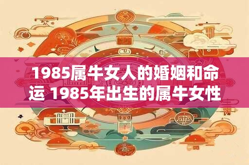 1985属牛女人的婚姻和命运 1985年出生的属牛女性她们的婚姻和命运会受到什么影响