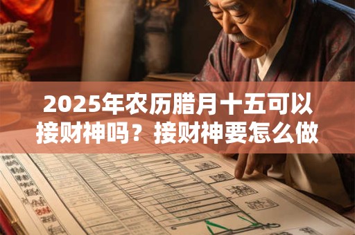 2025年农历腊月十五可以接财神吗？接财神要怎么做？