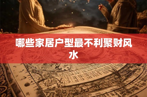 哪些家居户型最不利聚财风水