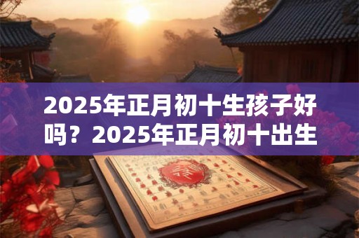 2025年正月初十生孩子好吗？2025年正月初十出生孩子命理解析