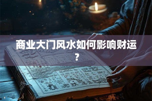 商业大门风水如何影响财运？