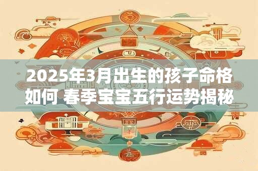 2025年3月出生的孩子命格如何 春季宝宝五行运势揭秘