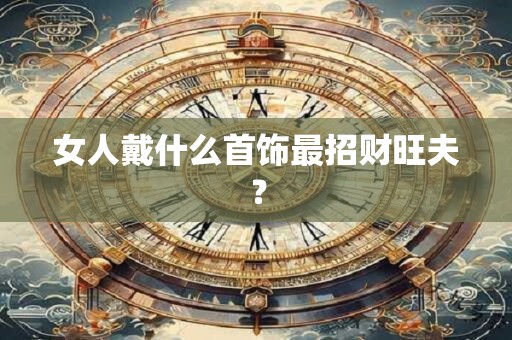 女人戴什么首饰最招财旺夫？