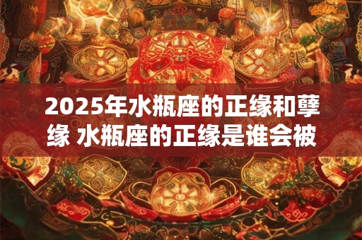 2025年水瓶座的正缘和孽缘 水瓶座的正缘是谁会被谁伤害