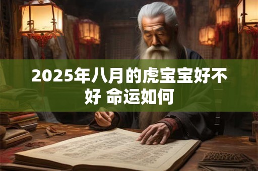 2025年八月的虎宝宝好不好 命运如何