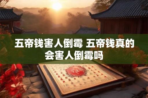 五帝钱害人倒霉 五帝钱真的会害人倒霉吗
