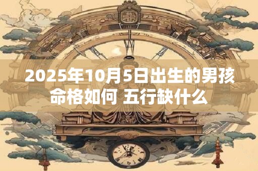 2025年10月5日出生的男孩命格如何 五行缺什么