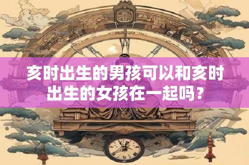 亥时出生的男孩可以和亥时出生的女孩在一起吗？