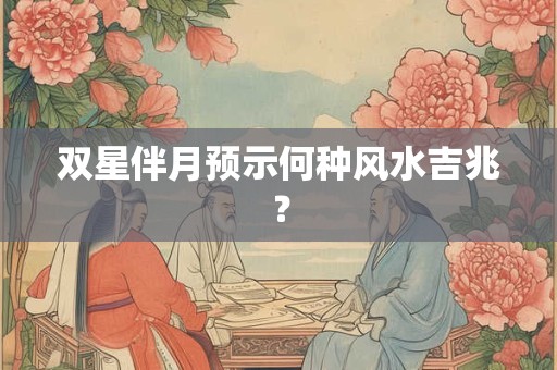 双星伴月预示何种风水吉兆？