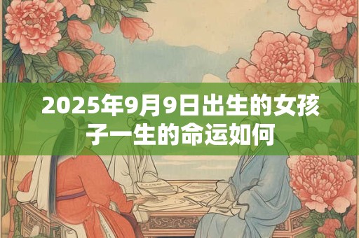 2025年9月9日出生的女孩子一生的命运如何