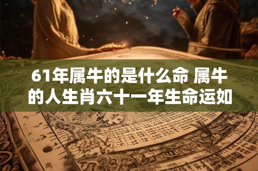 61年属牛的是什么命 属牛的人生肖六十一年生命运如何