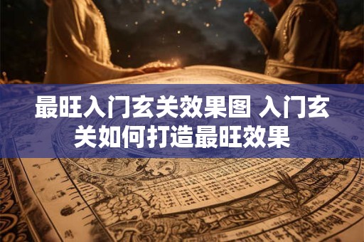 最旺入门玄关效果图 入门玄关如何打造最旺效果