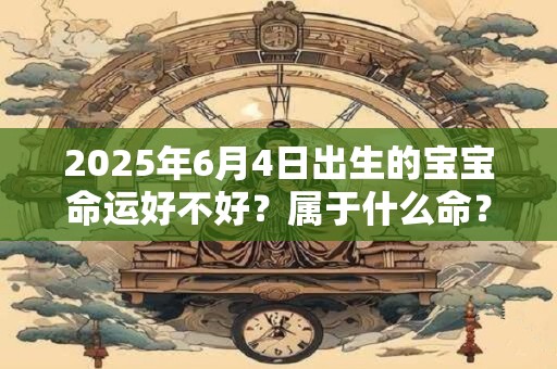 2025年6月4日出生的宝宝命运好不好？属于什么命？