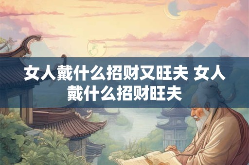 女人戴什么招财又旺夫 女人戴什么招财旺夫