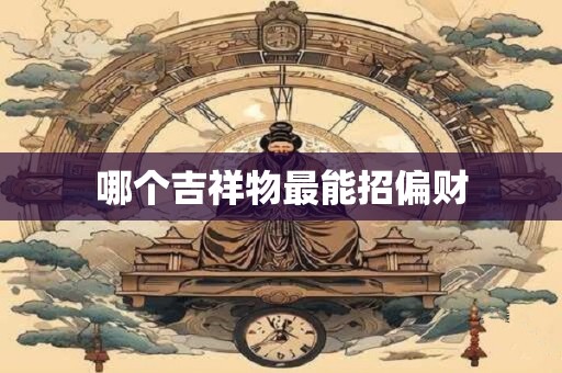 哪个吉祥物最能招偏财