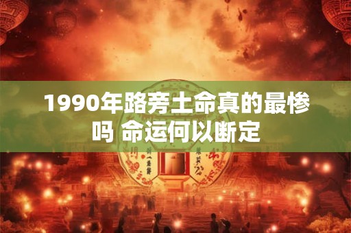 1990年路旁土命真的最惨吗 命运何以断定
