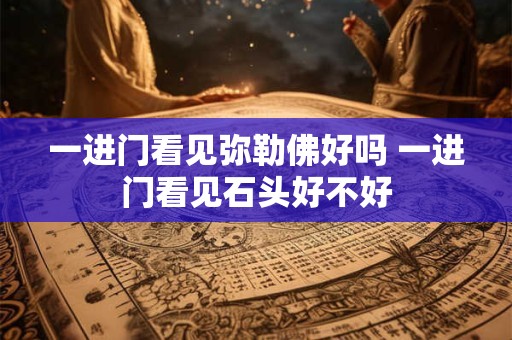 一进门看见弥勒佛好吗 一进门看见石头好不好
