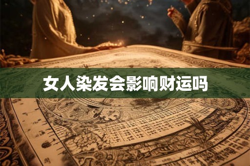 女人染发会影响财运吗